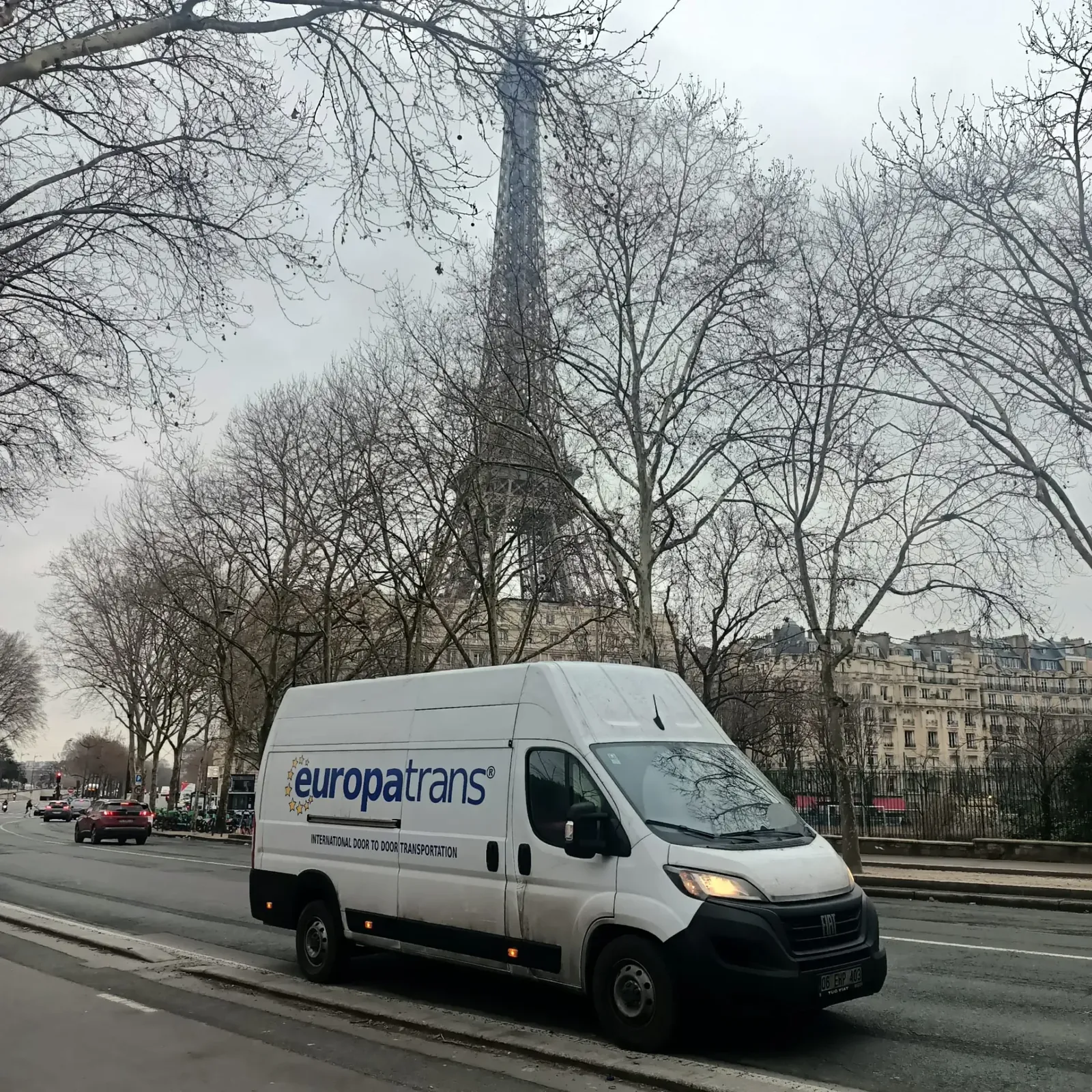 Paris'te Europatrans aracı – Europatrans